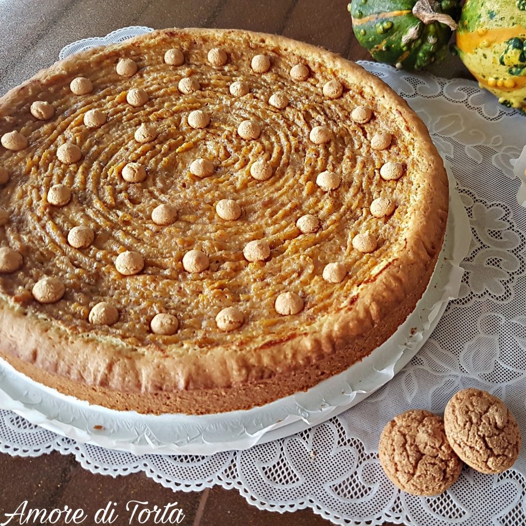 Crostata zucca e amaretti