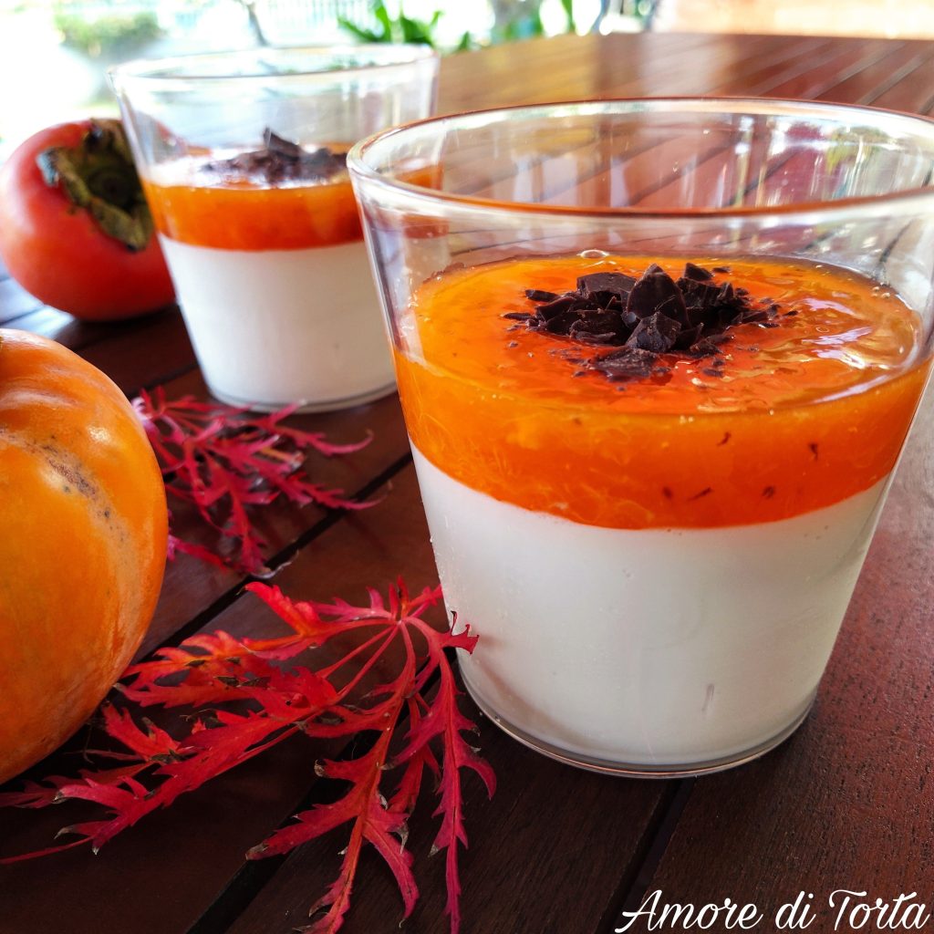 Panna cotta ai cachi