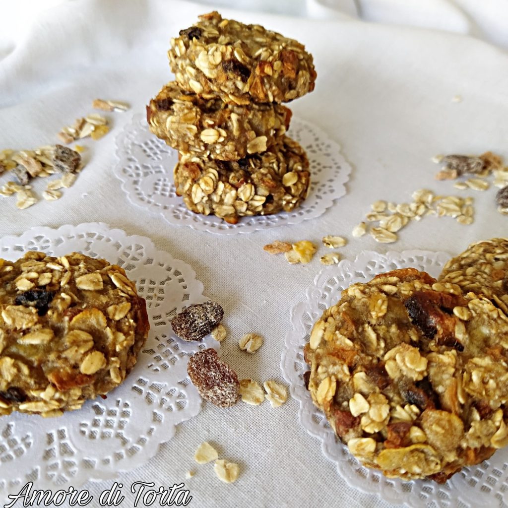 biscotti avena e banana