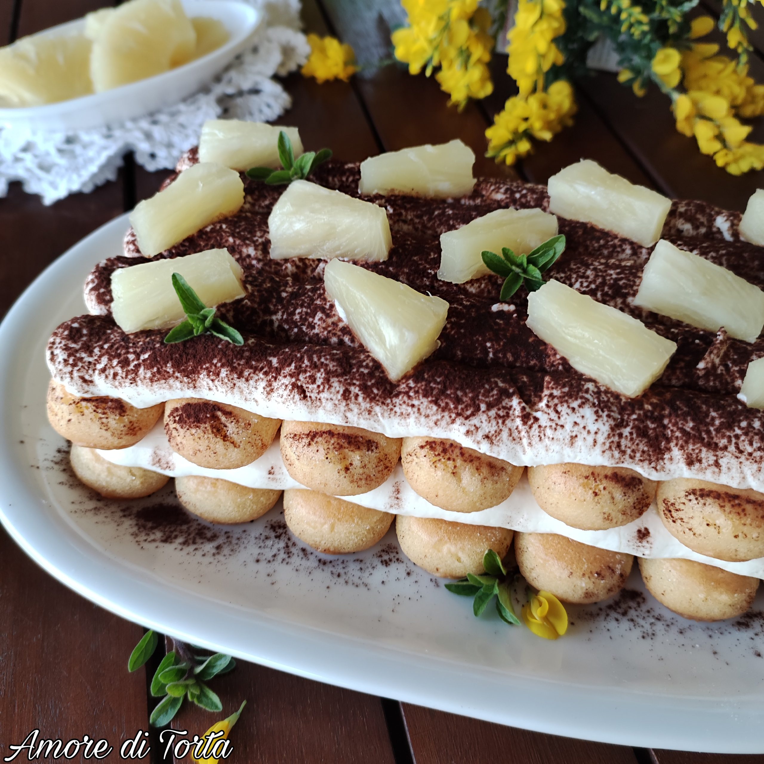 Tiramisù all'ananas