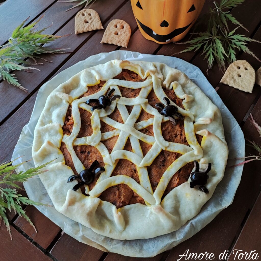 torta salata alla zucca