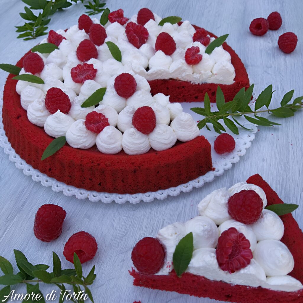 crostata morbida red velvet