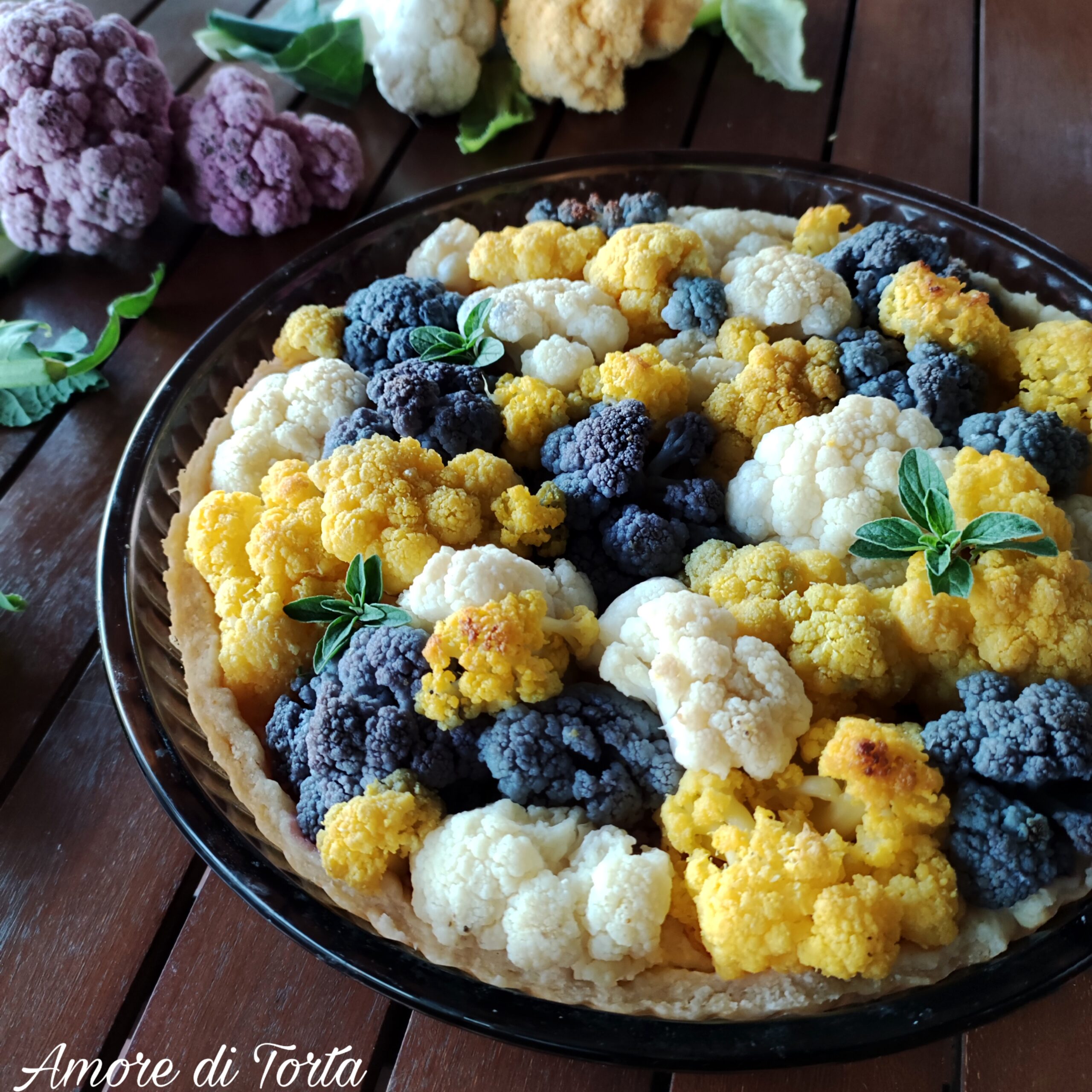 Torta salata ai cavolfiori