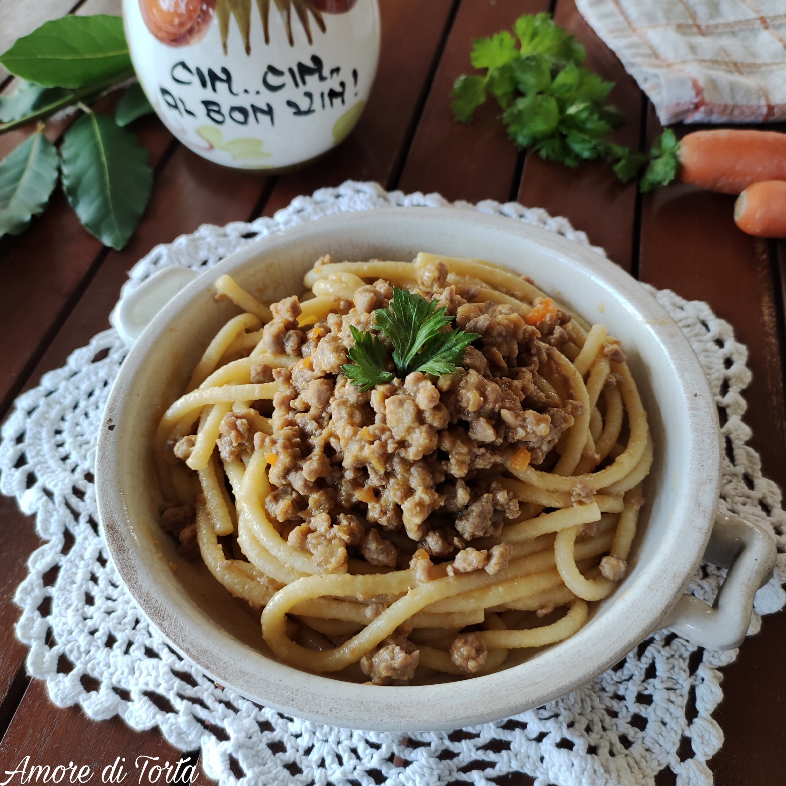 Bigoli al ragù d'anatra